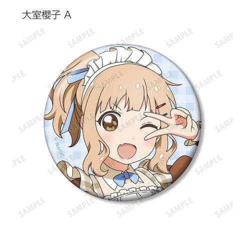 『大室家』アニメ描き下ろし メイド衣装ver. トレーディング缶バッジ(単位/BOX)【202505再販】